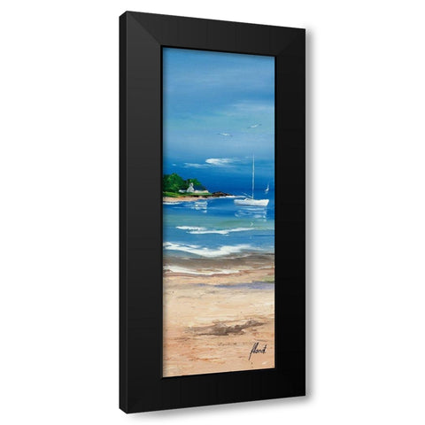 Maree basse I Black Modern Wood Framed Art Print by Flanet, Frederic