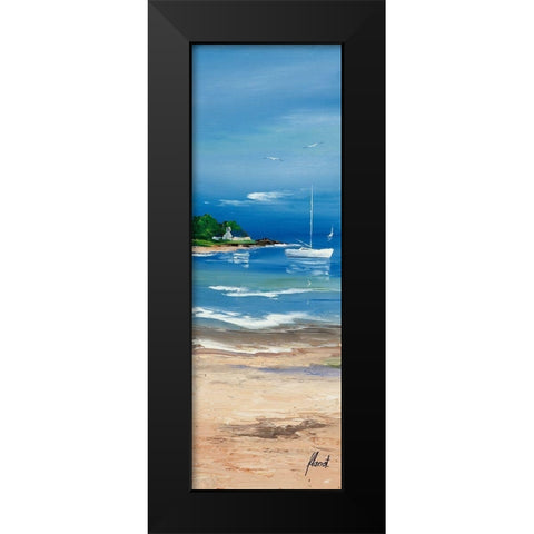 Maree basse I Black Modern Wood Framed Art Print by Flanet, Frederic