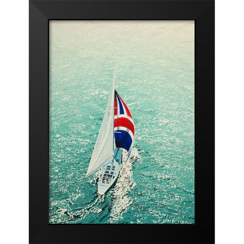 Summer s Dream Black Modern Wood Framed Art Print by Black, Karl