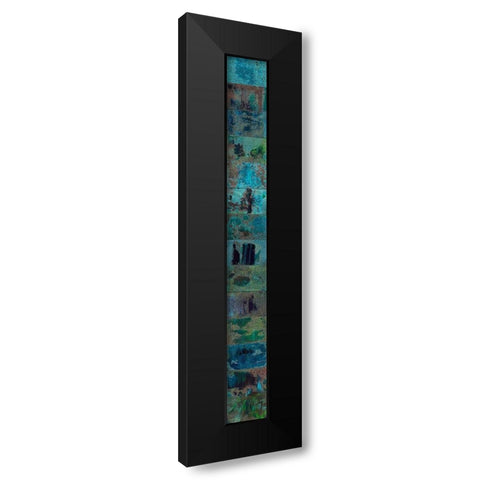 Untitled II Black Modern Wood Framed Art Print with Double Matting by Fahar