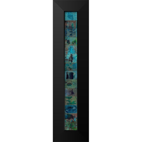 Untitled II Black Modern Wood Framed Art Print by Fahar