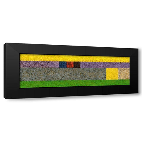Untitled IX Black Modern Wood Framed Art Print with Double Matting by Fahar