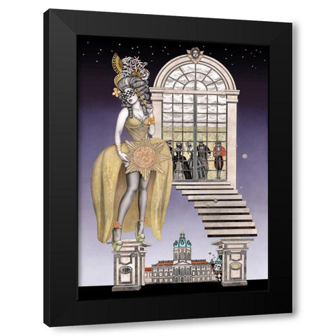 Schloss Charlottenburg Black Modern Wood Framed Art Print by Horwath, Sara