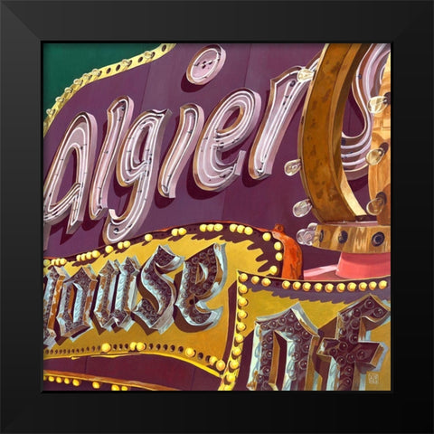 Algier s Black Modern Wood Framed Art Print by van Sprengel, Didier