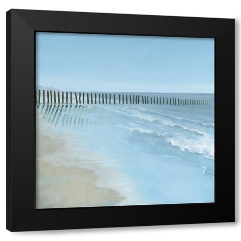Through the barrier Black Modern Wood Framed Art Print with Double Matting by Reader, Dawn