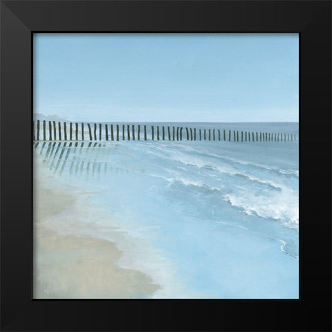 Through the barrier Black Modern Wood Framed Art Print by Reader, Dawn