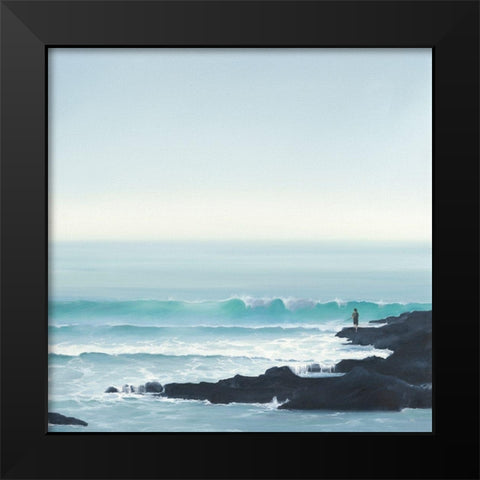Fisherman II Black Modern Wood Framed Art Print by Reader, Dawn
