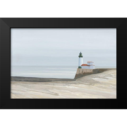 Safe harbour Black Modern Wood Framed Art Print by Reader, Dawn