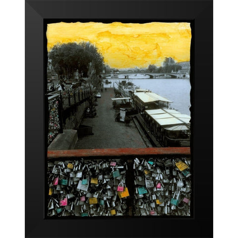 Petite nouvelle dune pluie dautomne Black Modern Wood Framed Art Print by Simonutti, Riccardo