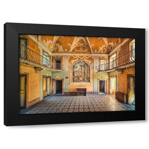 La Dolce Vita Black Modern Wood Framed Art Print with Double Matting by Haker, Matthias