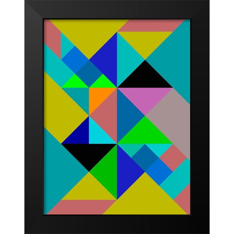 Chinasommer Black Modern Wood Framed Art Print by SARA Design