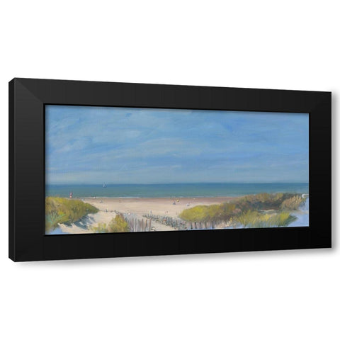 Invitation to fun and adventure Black Modern Wood Framed Art Print by Valentini, Alberto