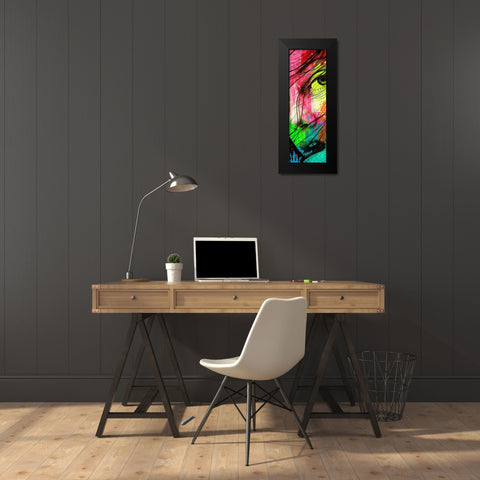 Tina II Black Modern Wood Framed Art Print by Lemahieu, Lise
