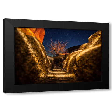 Way to the Stars Black Modern Wood Framed Art Print by Lichtenwalter, Tom