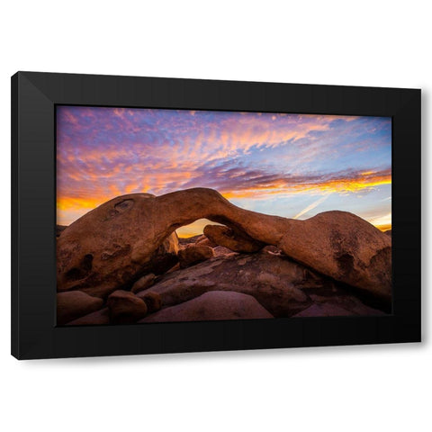 Stonebridge Black Modern Wood Framed Art Print by Lichtenwalter, Tom