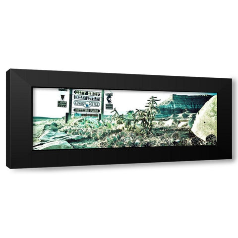 Fort Zion Panorama Black Modern Wood Framed Art Print by Lichtenwalter, Tom