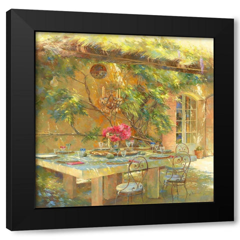 Le goÃ»t du Sud Black Modern Wood Framed Art Print with Double Matting by Messely, Johan