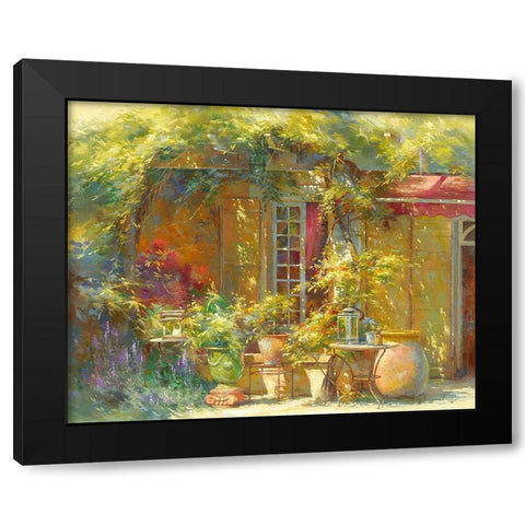 Lumiere dete Black Modern Wood Framed Art Print by Messely, Johan