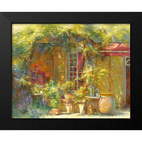 Lumiere dete Black Modern Wood Framed Art Print by Messely, Johan