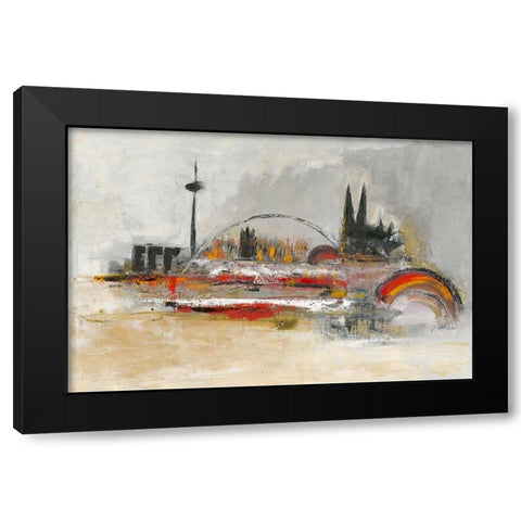 Love Cologne I Black Modern Wood Framed Art Print by Arns-Muller, Monika