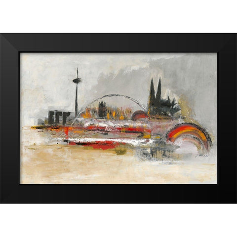Love Cologne I Black Modern Wood Framed Art Print by Arns-Muller, Monika