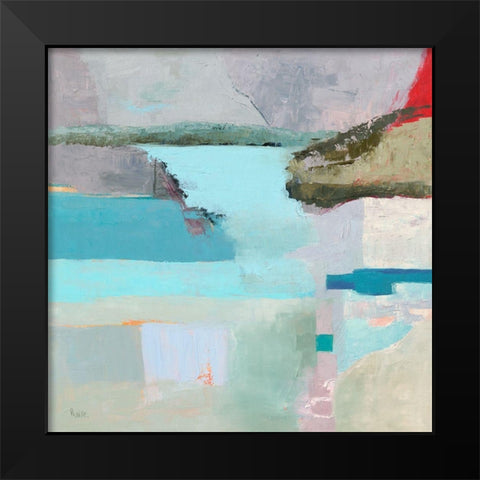 Eigue Marine Black Modern Wood Framed Art Print by Parise, Chantal