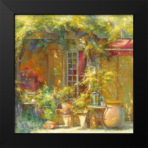 Lumiere d ete Black Modern Wood Framed Art Print by Messely, Johan