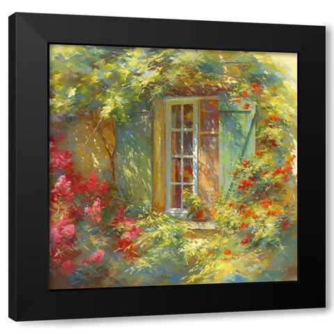 Charme Provencale Black Modern Wood Framed Art Print by Messely, Johan
