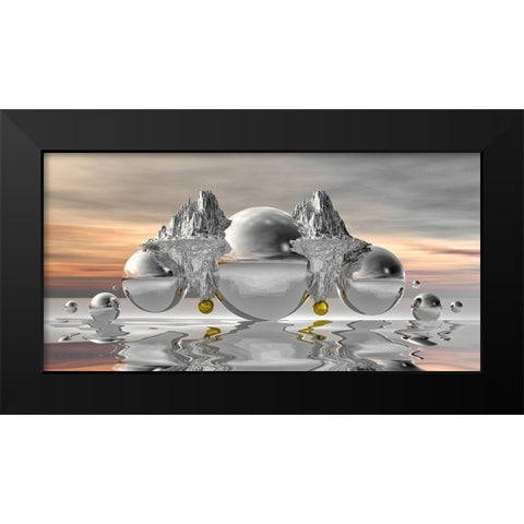 Silverhill Black Modern Wood Framed Art Print by Hillert, Peter