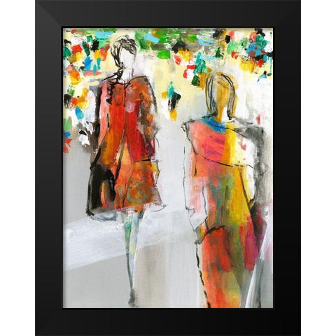 Stadtlust Black Modern Wood Framed Art Print by Schafer, Jenny