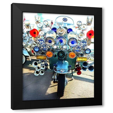 A clear View Â  Black Modern Wood Framed Art Print with Double Matting by Copeland, Gill