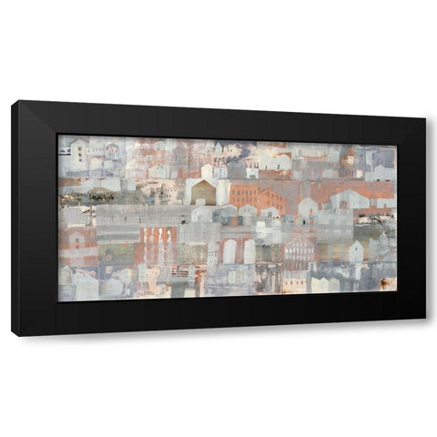 Winterwonderland Black Modern Wood Framed Art Print with Double Matting by Richter-Armgart, Rose