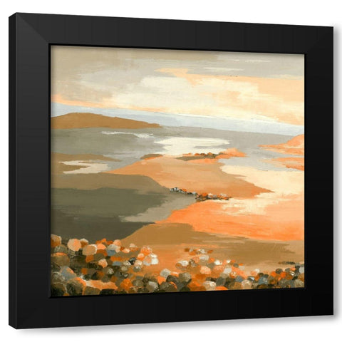 Laube du monde Black Modern Wood Framed Art Print by Mauviel, Laurence