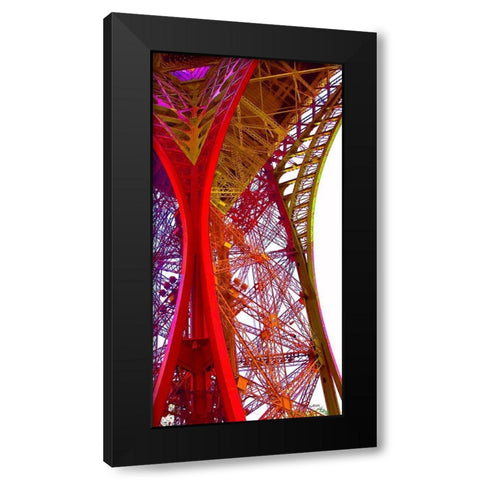 Pilier en couleurs Black Modern Wood Framed Art Print with Double Matting by Tomas, Lisa
