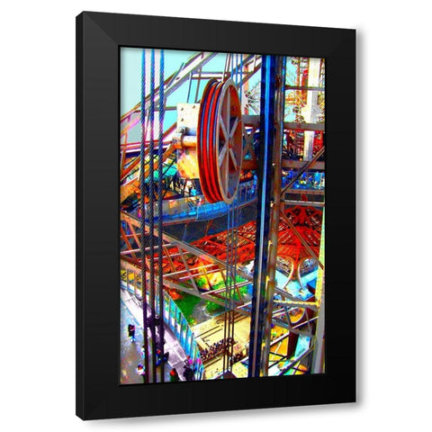 Lumiere dete Black Modern Wood Framed Art Print with Double Matting by Tomas, Lisa
