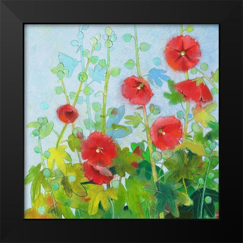 Malven 1 Black Modern Wood Framed Art Print by Botman, Loes
