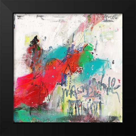 Was Du wolle Black Modern Wood Framed Art Print by Reinhold, Thomas F.