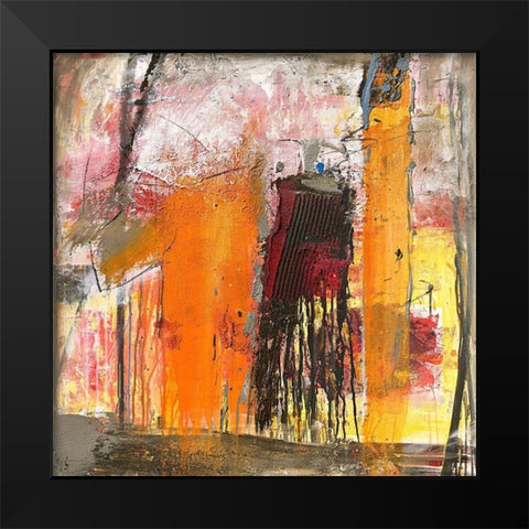 Number I Black Modern Wood Framed Art Print by Reinhold, Thomas F.