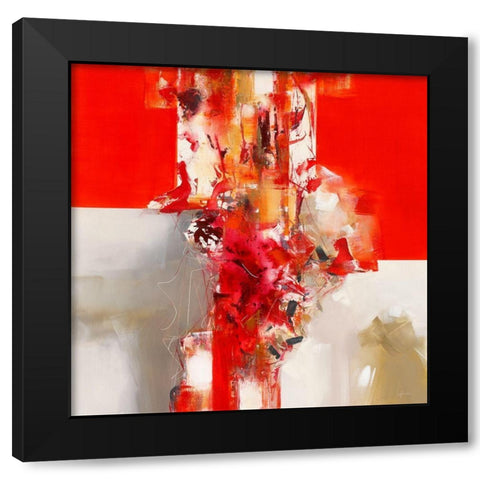 Jazz IVÂ  Black Modern Wood Framed Art Print by Ball, Veronique