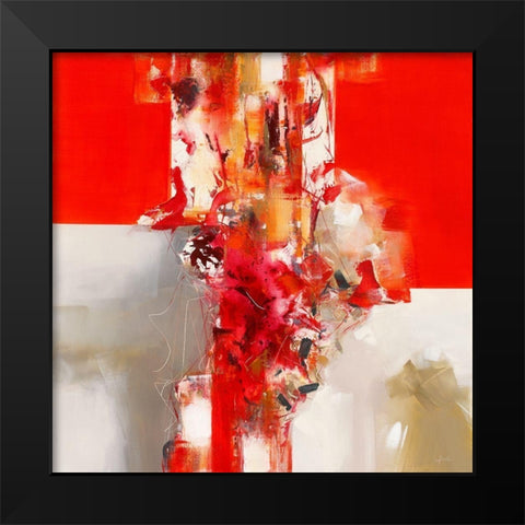 Jazz IVÂ  Black Modern Wood Framed Art Print by Ball, Veronique