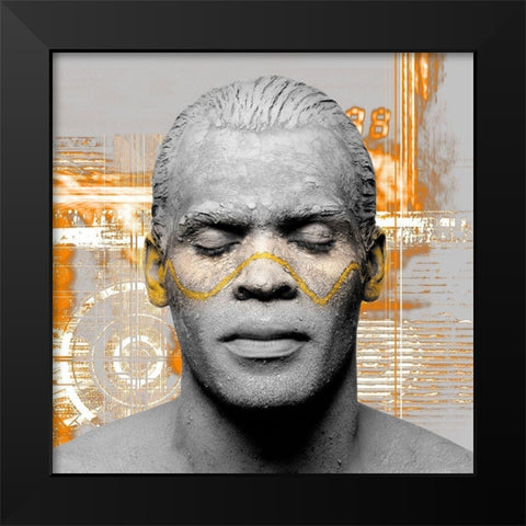 The Silence Black Modern Wood Framed Art Print by Hillert, Peter