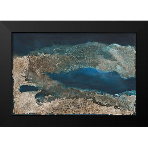 Fiordo III Black Modern Wood Framed Art Print by Kotyba, Marion