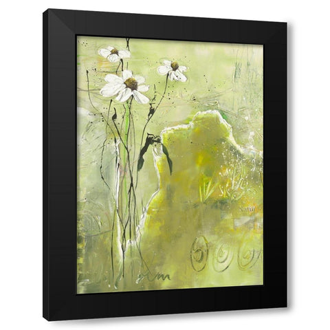 Quand je me promene... I Black Modern Wood Framed Art Print by Zacher-Finet, Isabelle