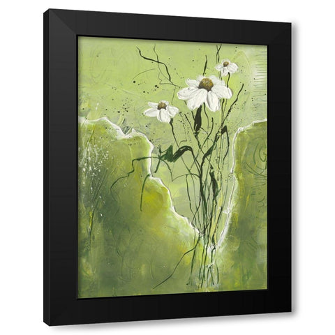 Quand je me promene... II Black Modern Wood Framed Art Print by Zacher-Finet, Isabelle