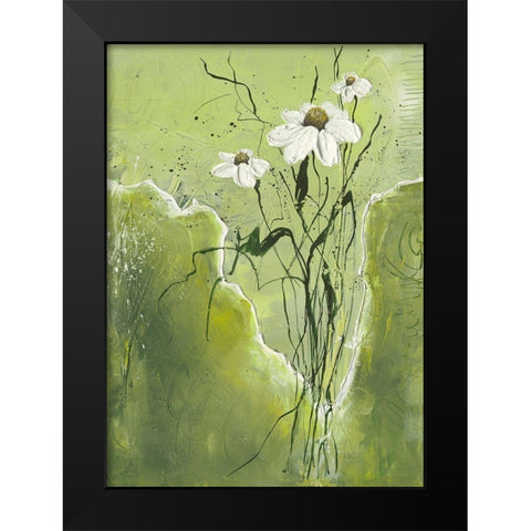 Quand je me promene... II Black Modern Wood Framed Art Print by Zacher-Finet, Isabelle