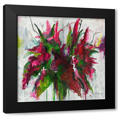 Fresia II Black Modern Wood Framed Art Print by Mayer, Verena