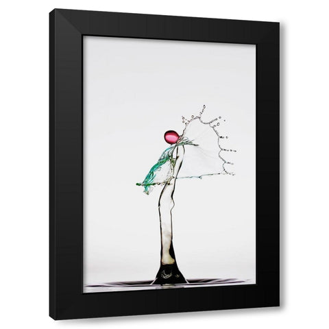 The Angel Black Modern Wood Framed Art Print by Sanchez, Manuel