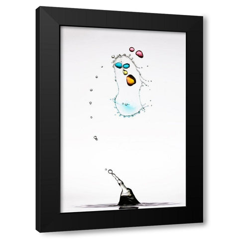 Ghost Black Modern Wood Framed Art Print with Double Matting by Sanchez, Manuel