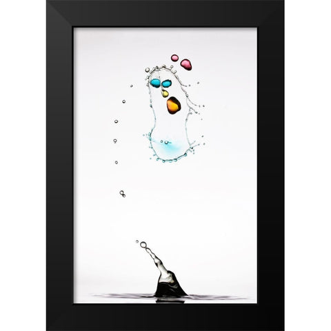 Ghost Black Modern Wood Framed Art Print by Sanchez, Manuel