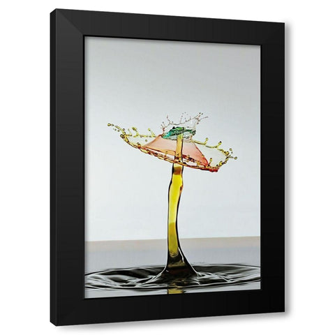 Le carousel Black Modern Wood Framed Art Print with Double Matting by Sanchez, Manuel